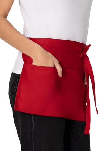 Unisex Waitress Apron (Red)