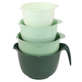 Mixing Bowls with Pour Spout (4pc Green / 4 count)