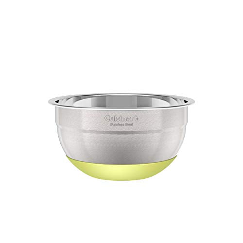 3 Piece Stainless Steel Mixing Bowls with Nonslip Base (3-Piece)