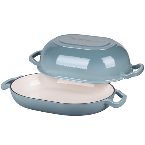 Enameled Cast Iron Sourdough Bread Oven (7 QT / Sea Salt)