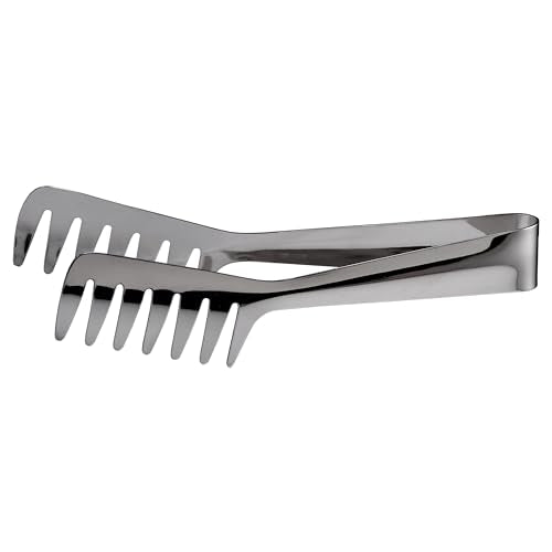 8" Scissor Style Spaghetti Tongs (8" / Spaghetti / Stainless Steel)