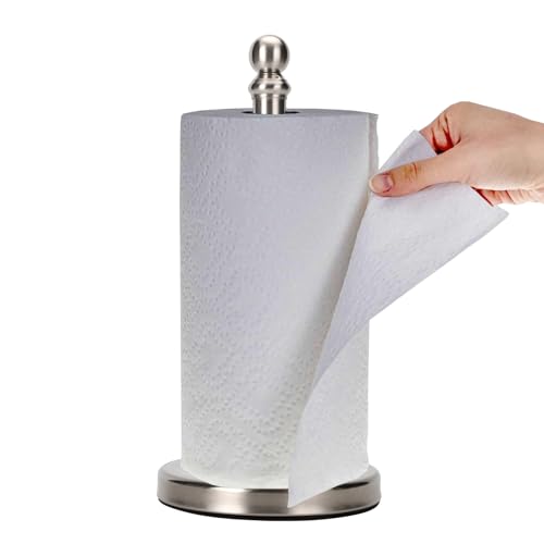 Paper Towel Holder Countertop (Brushed Nickel)