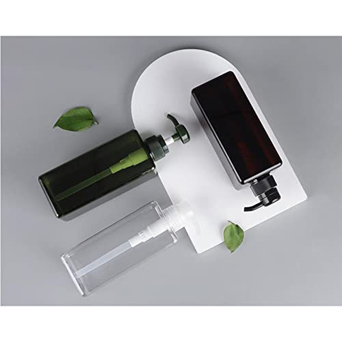 Plastic Pump Bottle Refillable Lotion Soap Dispenser 22oz Clear 2 Pack (22oz/650ml / Clear)