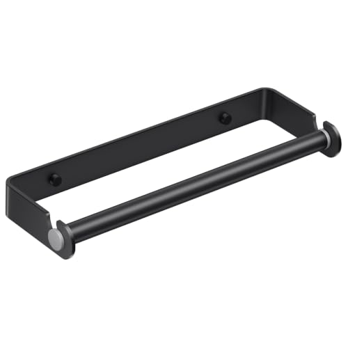 Under Cabinet Paper Towel Holder (Black / 1pack)