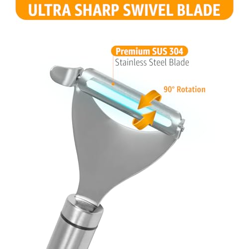 Vegetable Peeler for Kitchen (Y – Stainless Steel Handle)