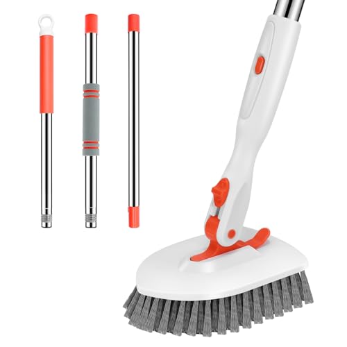 Floor Scrub Brush (Orange / one brush)