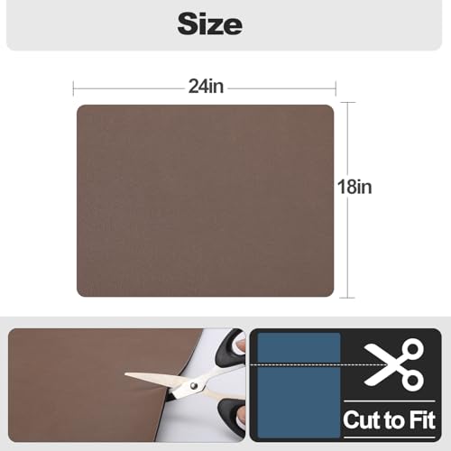 Dish Drying Mat for Kitchen Counter (Brown / 18" x 24")