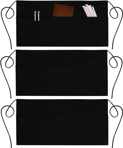 3 Pack Server Aprons with 3 Pockets (Server - 3 Pack)