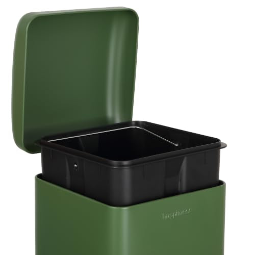 Betty 8 Gal Step Trash Can Soft (Pine Green)