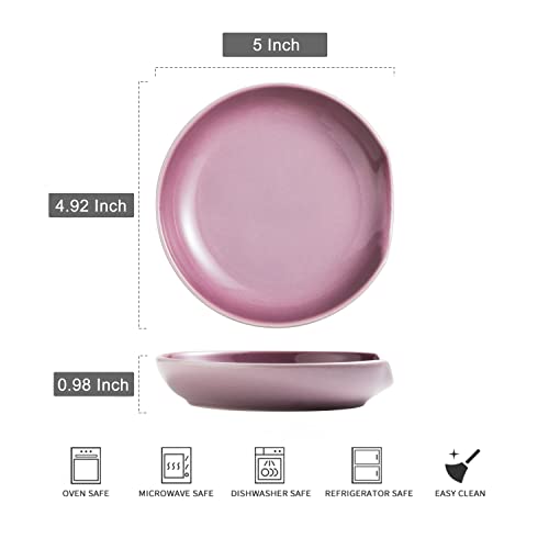 Ceramic Spoon Rest for Kitchen Counter (Purple)