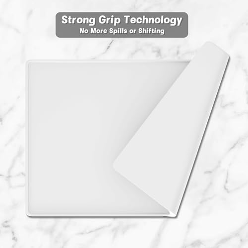 Silicone Coffee Mat (White / 12" x 19")