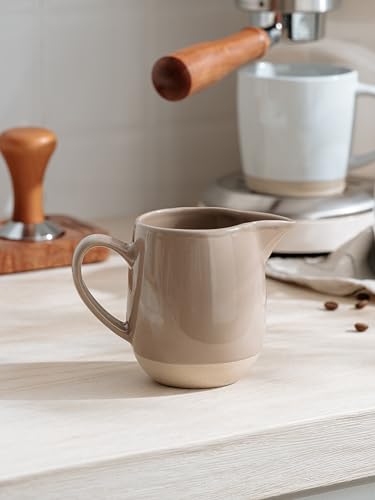 13oz Creamer with Handle (13 Ounces / Cinnamon Brown)