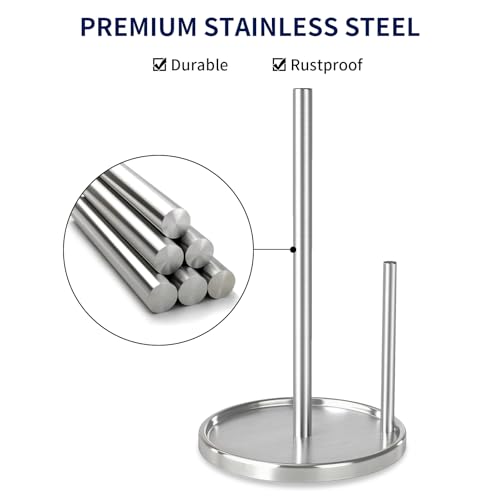 Paper Towel Holder Countertop (Silver)