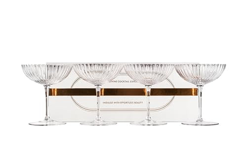 Venus Seashell Coupe Cocktail Glasses