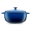Enameled Cast Iron Round Dutch Oven (Navy)