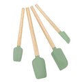 Silicone Spatula Set (Green / 4)
