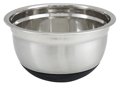 8 qt Stainless Steel Mixing Bowl (8 Quart / Silicone Base)
