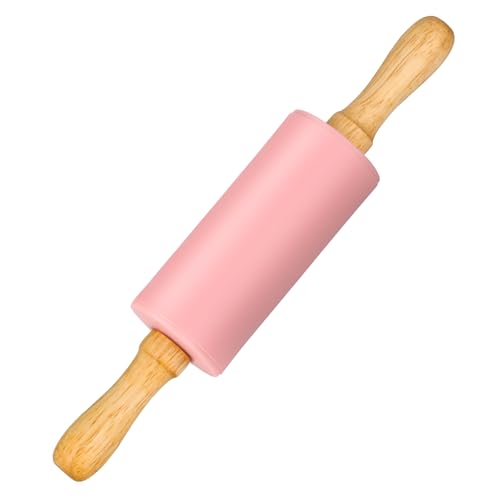 Mini Silicone Rolling Pin for Kids (1 PACK / Pink)