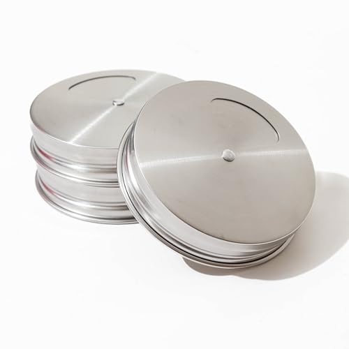 Mason Jar Shaker Lids Stainless Steel (Regular Mouth)