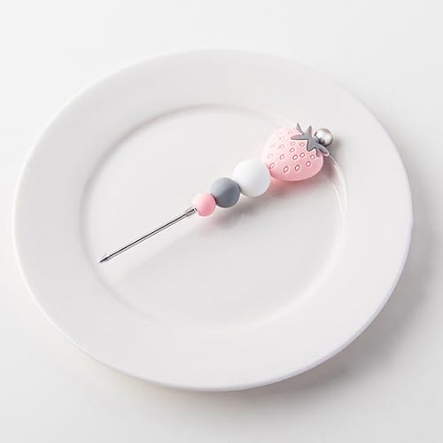 Icing Pin Scriber Needle for Cake Decorating Strawberry Beaded Cookie Decoration Pin Professional Sugar Stir Pin for Baker