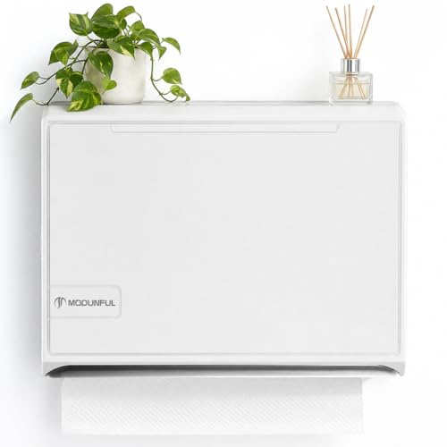Paper Towel Dispenser Wall Mount (D-214 White)