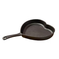 Pre Seasoned Cast Iron Heart Skillet Pan (10-Inch Skillet / Black)
