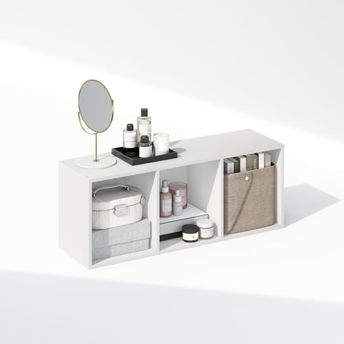 Reed Closet Organizers and Storage (White / 3-Tier, 12"W)