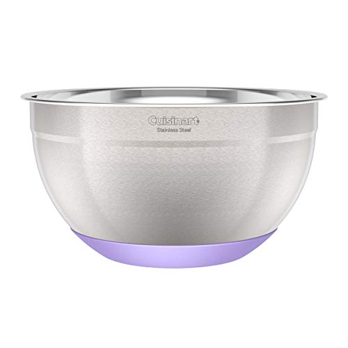 3 Piece Stainless Steel Mixing Bowls with Nonslip Base (3-Piece)