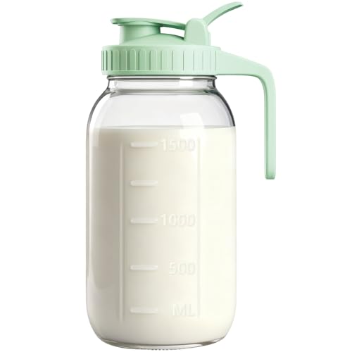64oz Mason Jar Pitcher (Green / 64 Ounces)