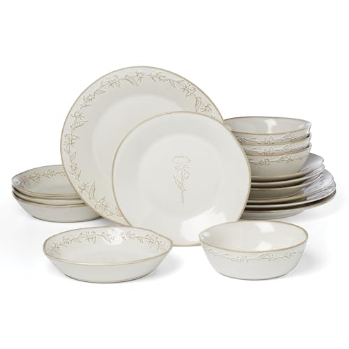 Homespun Stoneware 16 (16-Piece Dinnerware Set)