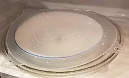 10" Round Vented Microwave Splatter Guard Food Bowl Cover (1-pack)