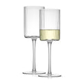 Elle Fluted White Wine Glasses Set of 2 (White Wine Glasses)