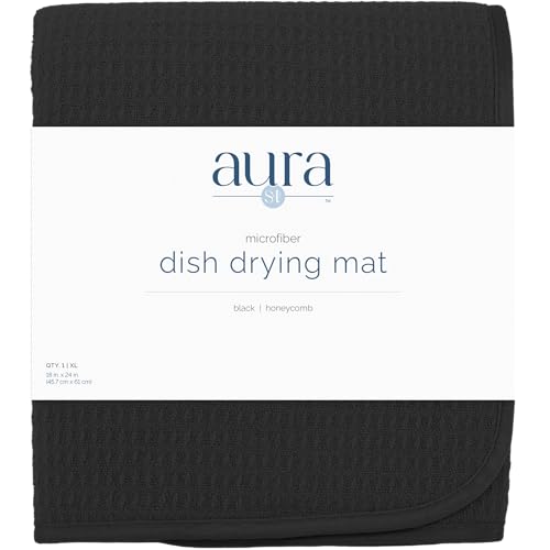 Dish Drying Mat (Black / 18" x 24")