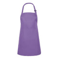 Kids Apron Chef Outfit Costume Toddler Girl Boy Aprons Cooking Baking Painting 5 (Apron / Purple)