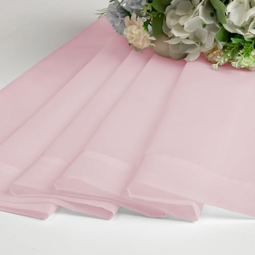 Blush Pink Sheer Curtains 78 Inches Long 2 Panels (Blush / 42"W x 78"L (Pack of 2))