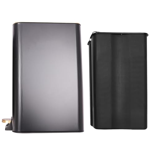 12L 3.17 Gallon Step Trash Can (Black)