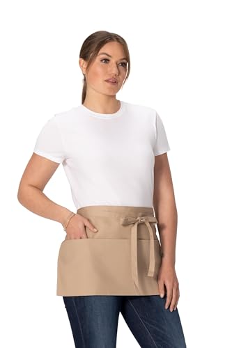 Unisex Waitress Apron (Khaki)