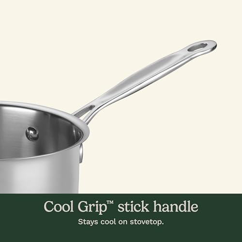 1.5 Quart Sauce Pan with Cover (Silver / 1.5 Quarts)
