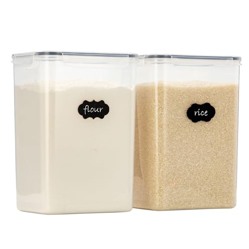 Airtight Food Storage Containers with Measuring Cups