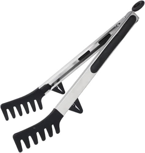 Upgraded 12inch Silicone Spaghetti Spoon & Pasta Tong