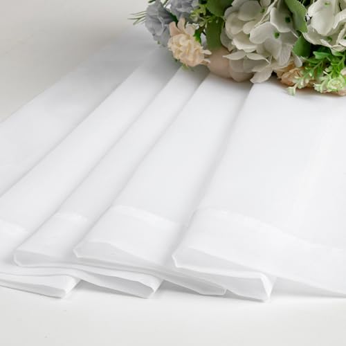 Voile Sheer White Curtains (59"W x 96"L (Pack of 2) / White)