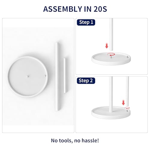 Paper Towel Holder Countertop (White)