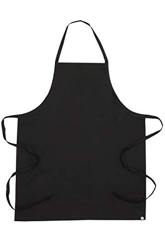 Unisex Bib Apron (Black)
