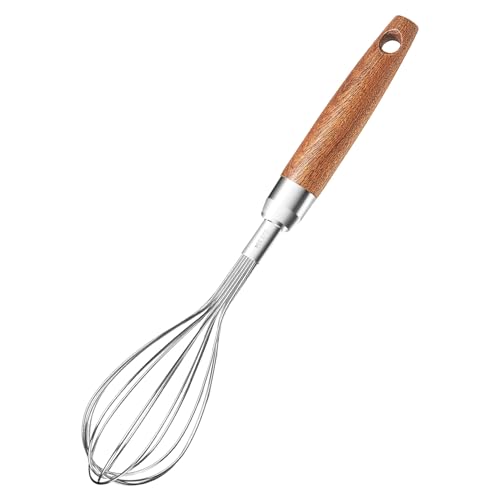 Stainless Steel Wire Whisk for Cooking (9"L x 1.8"W)