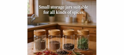 Small Glass Spice Jars (H-lucency / 8 fl oz)