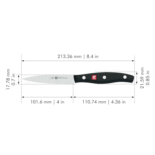 Twin Signature Paring Knife Ultra (Paring Knife / 4" / Black/Stainless Steel)