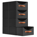 Closet Organizers and Storage (Black / 16 Inch. - 4 Pack)