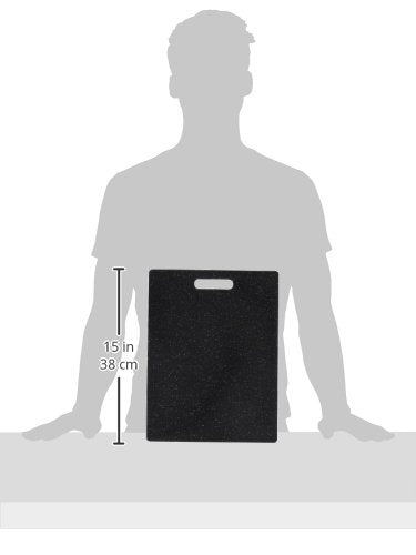Superboard Pastry Board and Cutting Boards (Set of Two (8.5"L x 11"W & 11"L x 14.5"W) / Midnight Granite Color)
