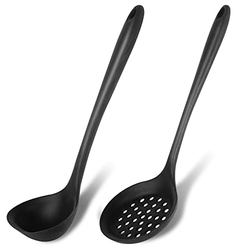 Silicone Soup Ladle Spoon Set of 2
