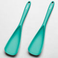 Silicone Cooking Spoon Spatula For Non (Teal_2-PCS)